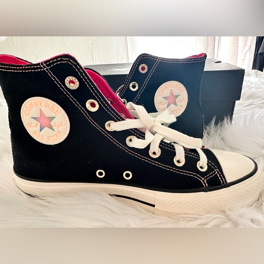 Converse Glazed Chrome Chuck Taylor All Star Lift - Picture 3 of 7
